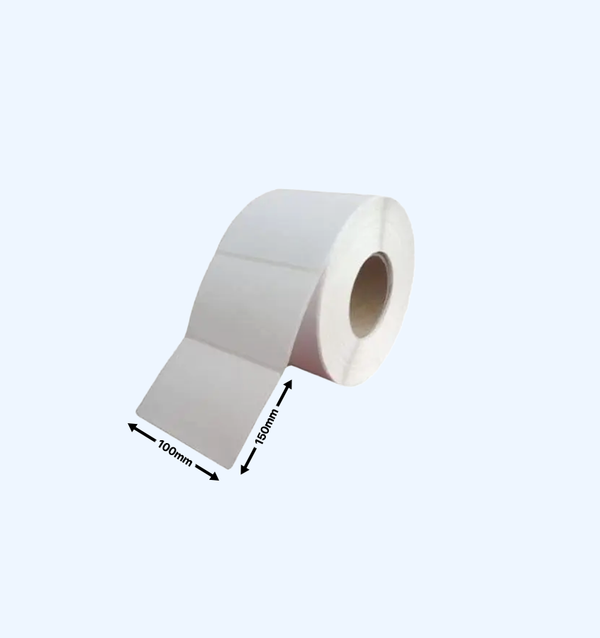 Direct Thermal Labels, Stickers, 100mm x 150mm, Pack of 4 | 400 Label Each Roll