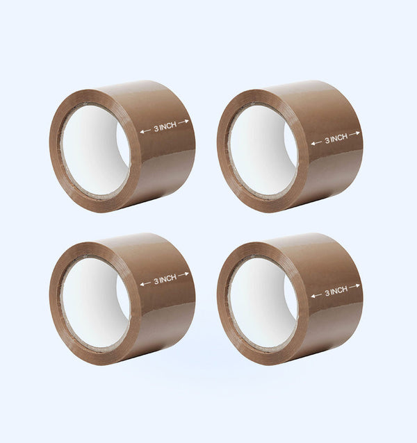 Buy Brown Tapes for Packaging - 3 Inches X 100 Meters (Pack of 4)