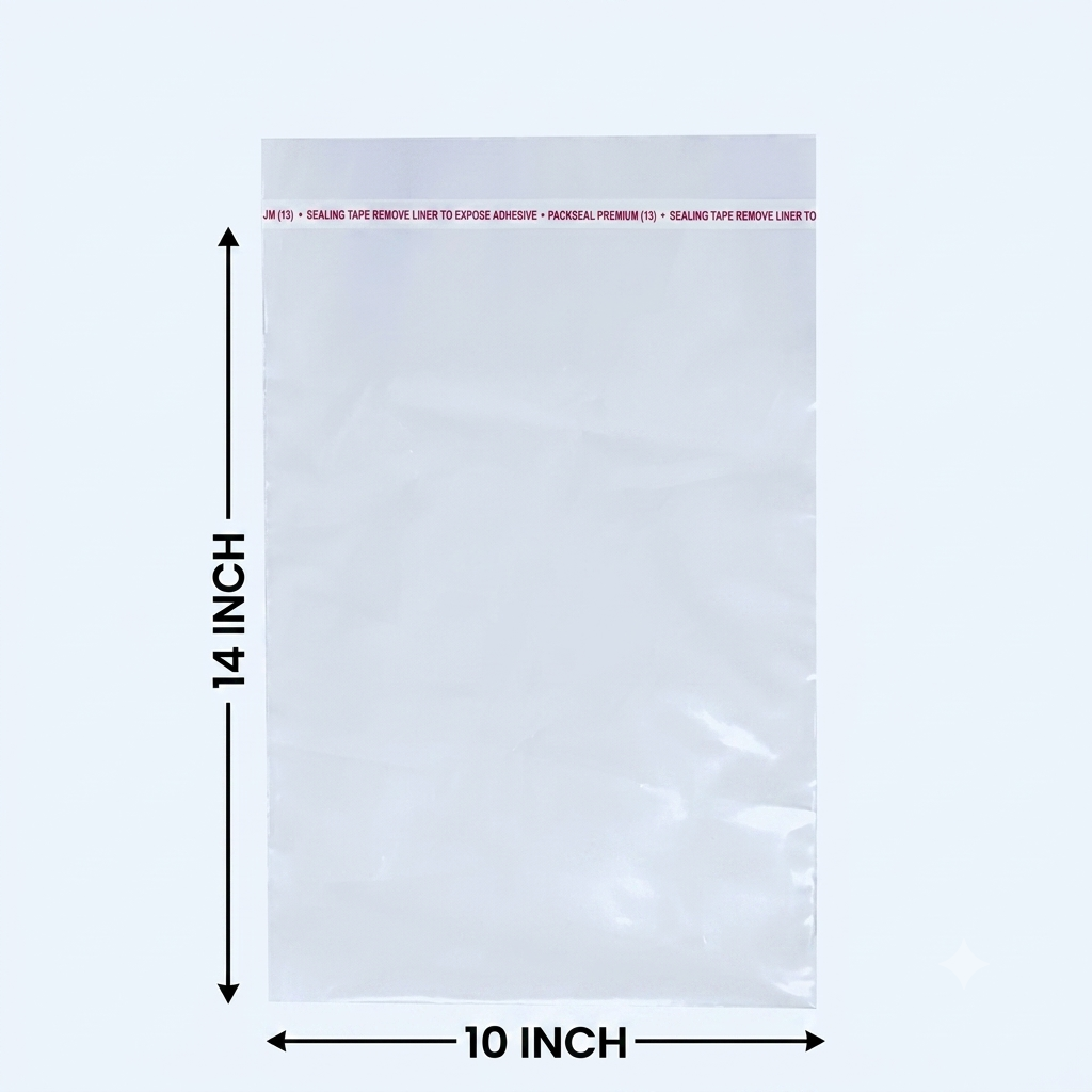 Transparent LDPE Poly Bags 10x14