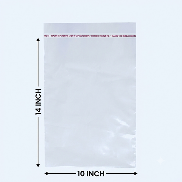 Transparent LDPE Poly Bags 10x14