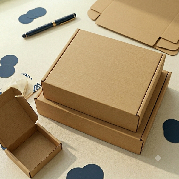 Mailer Boxes  Corrugated & Kraft (9.1 X 7.8 X 3.2 inch)