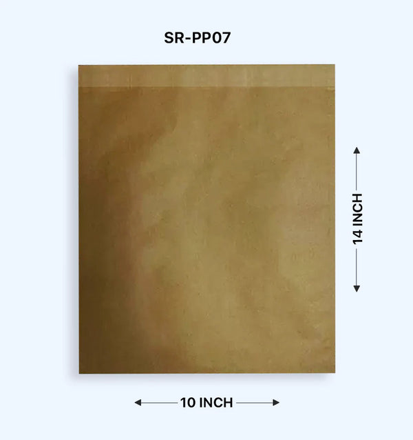 Premium Paper Courier Bag (80 GSM), 10x14 Inches (Pack of 100)