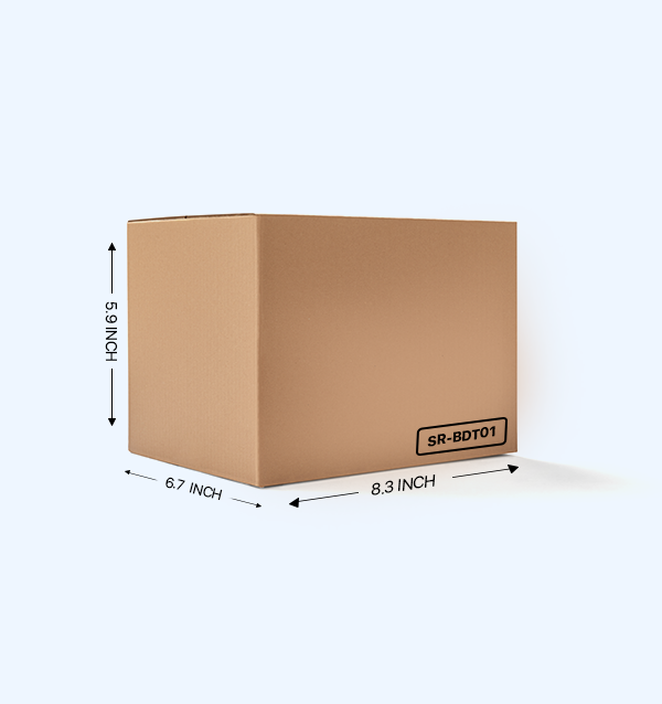 Buy Corrugated Boxes, 8.3x6.7x5.9 Inches - Pack Of 50