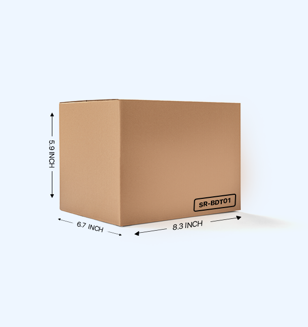 Buy Corrugated Boxes, 8.3x6.7x5.9 Inches - Pack Of 25