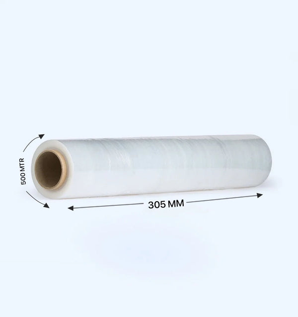 Plastic Stretch Film, 305 MM x 500 Meters