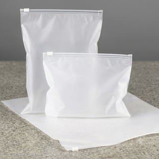 Zip-Lock Poly Bags  Clear / Frosted  - 12 x 18 inches