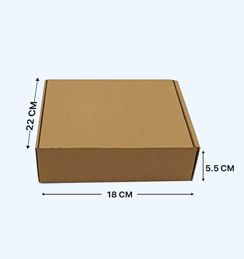 Premium Multipurpose Corrugated Box  7x8.5x2 Inches applicable for 500 gms Pack of 50