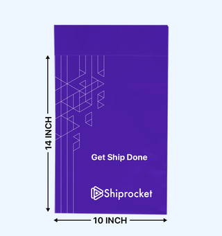 Shiprocket Branded Premium Courier Bag (60 microns, 10 x 14 inches)