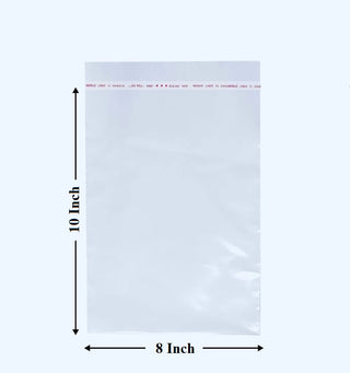 Transparent LDPE Poly Bags 8x10