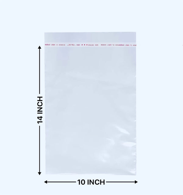 Transparent LDPE Poly Bags 10x14