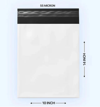 courier bag (55 microns) 10x14 Inches (Pack of 100)