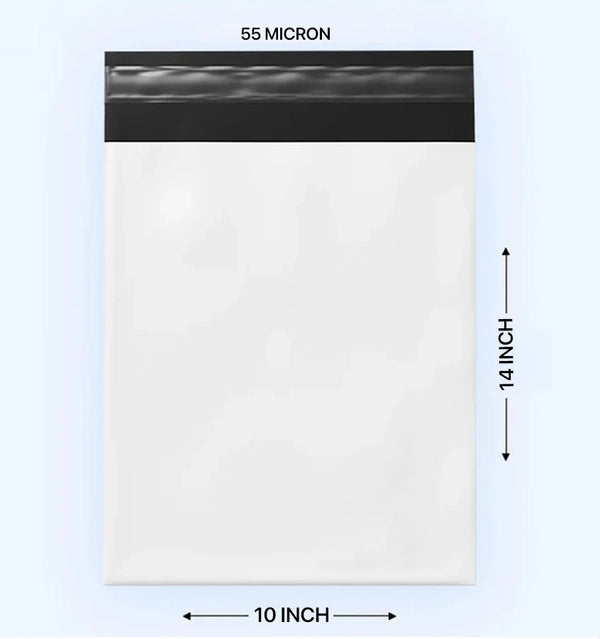 courier bag (55 microns) 10x14 Inches (Pack of 100)