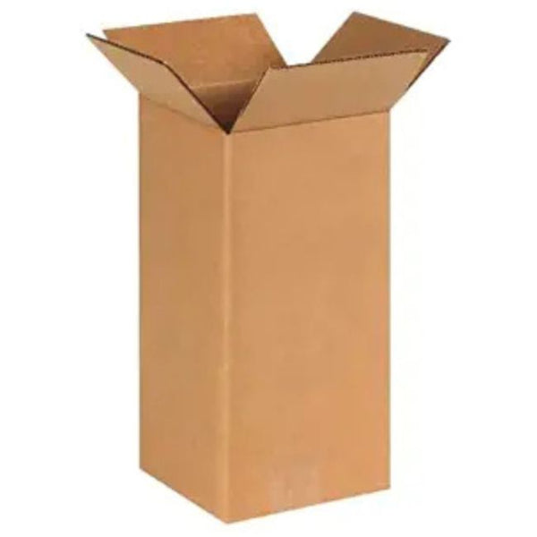 Corrugated Box, 3x3x7.5 Inches (Pack of 50)