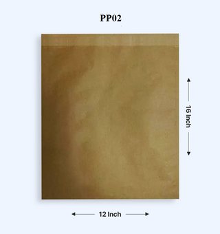 Premium Paper Courier Bag (80 GSM), 12x16 Inches (Pack of 100)