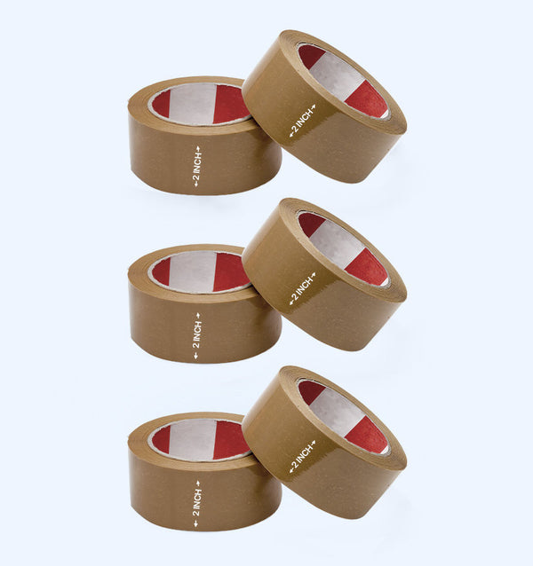 Buy Brown Tapes for Packaging -2 Inches X 65 Meters (Pack of 6)