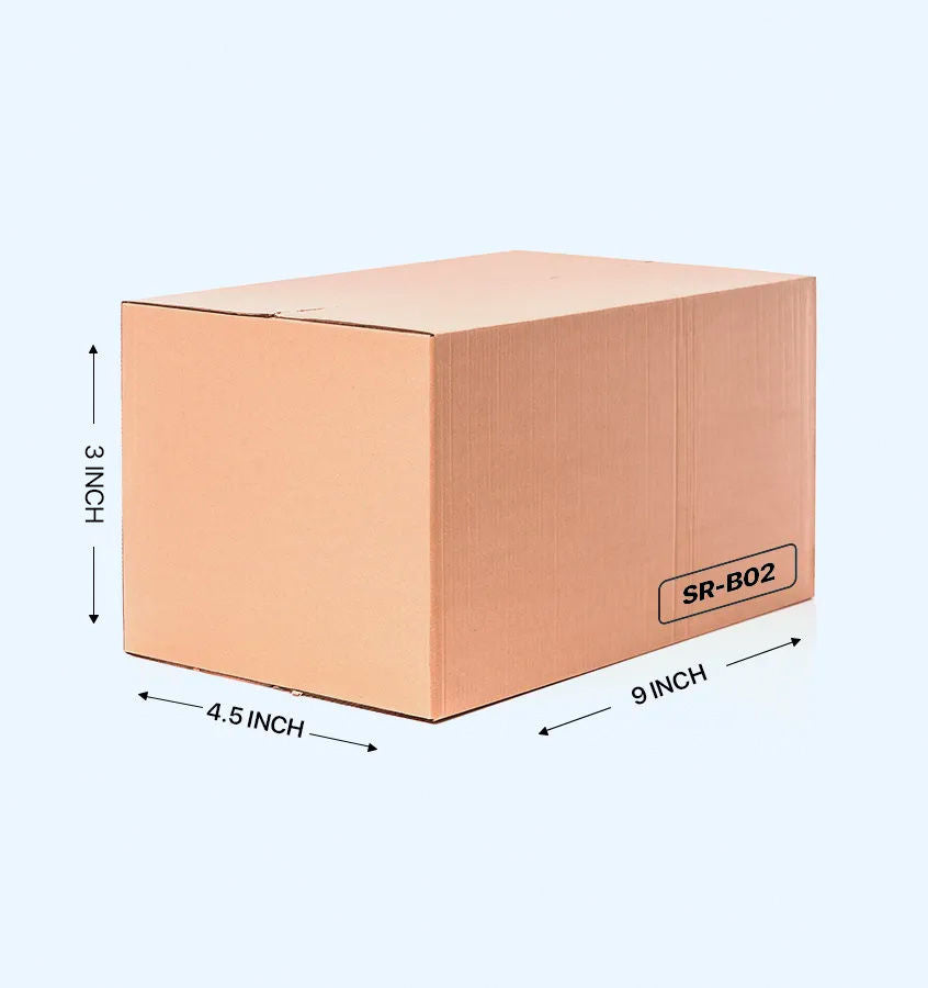 Buy Corrugated Boxes, 9X4.5X3 Inches - Pack of 100